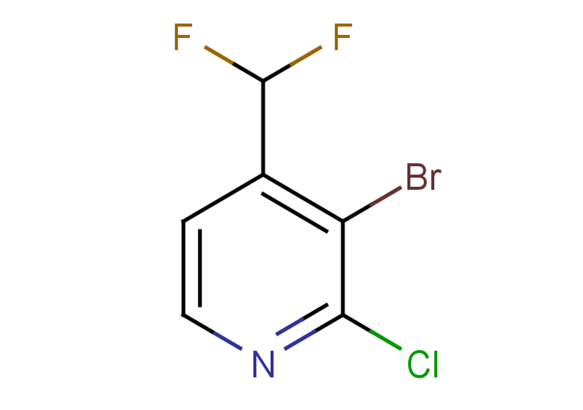 3-bromo-2-chloro-4-(difluoromethyl)pyridine