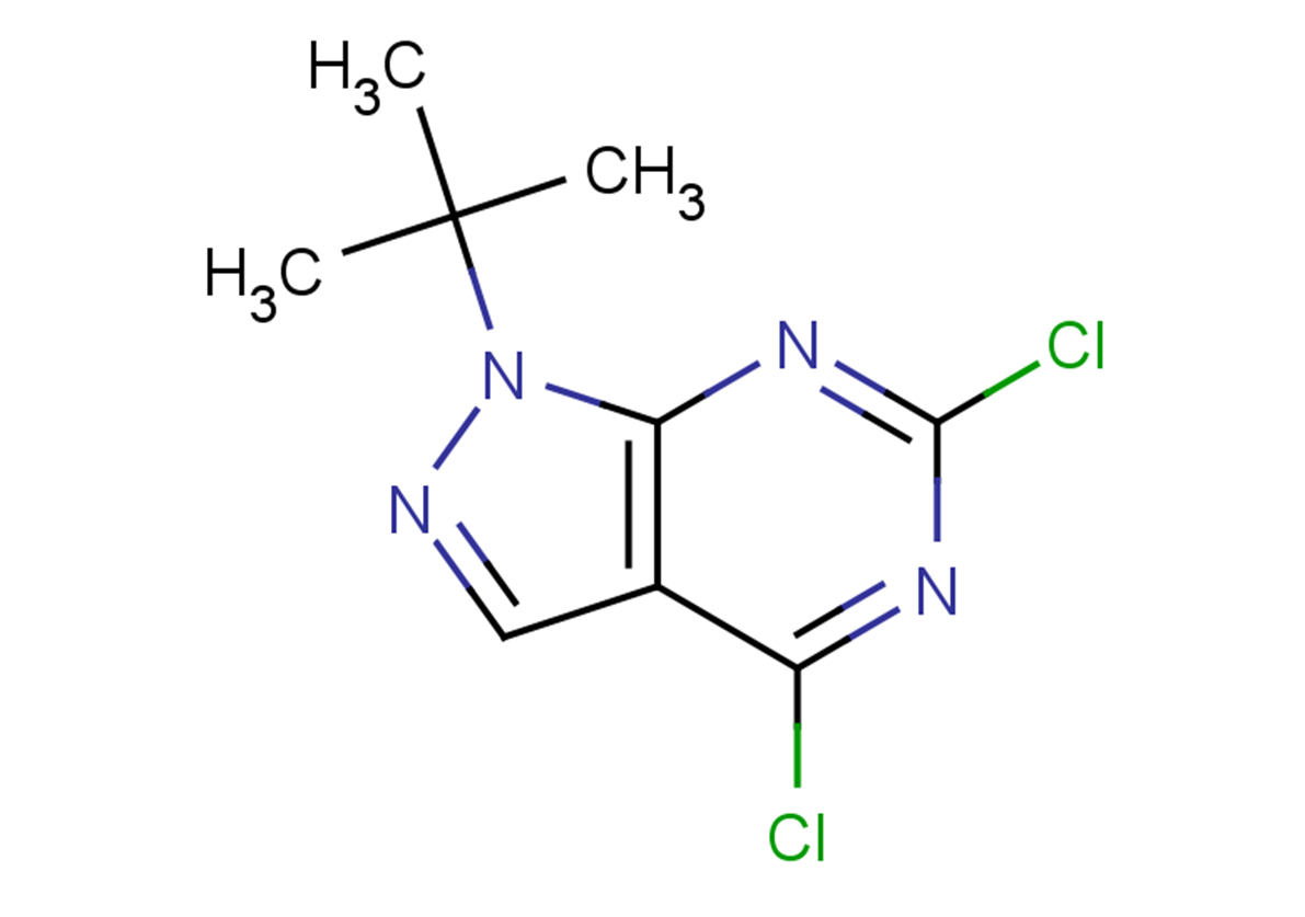1-tert-butyl-4,6-dichloro-1H-pyrazolo[3,4-d]pyrimidine