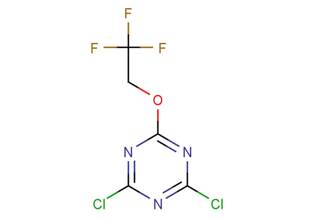 2,4-dichloro-6-(2,2,2-trifluoroethoxy)-1,3,5-triazine