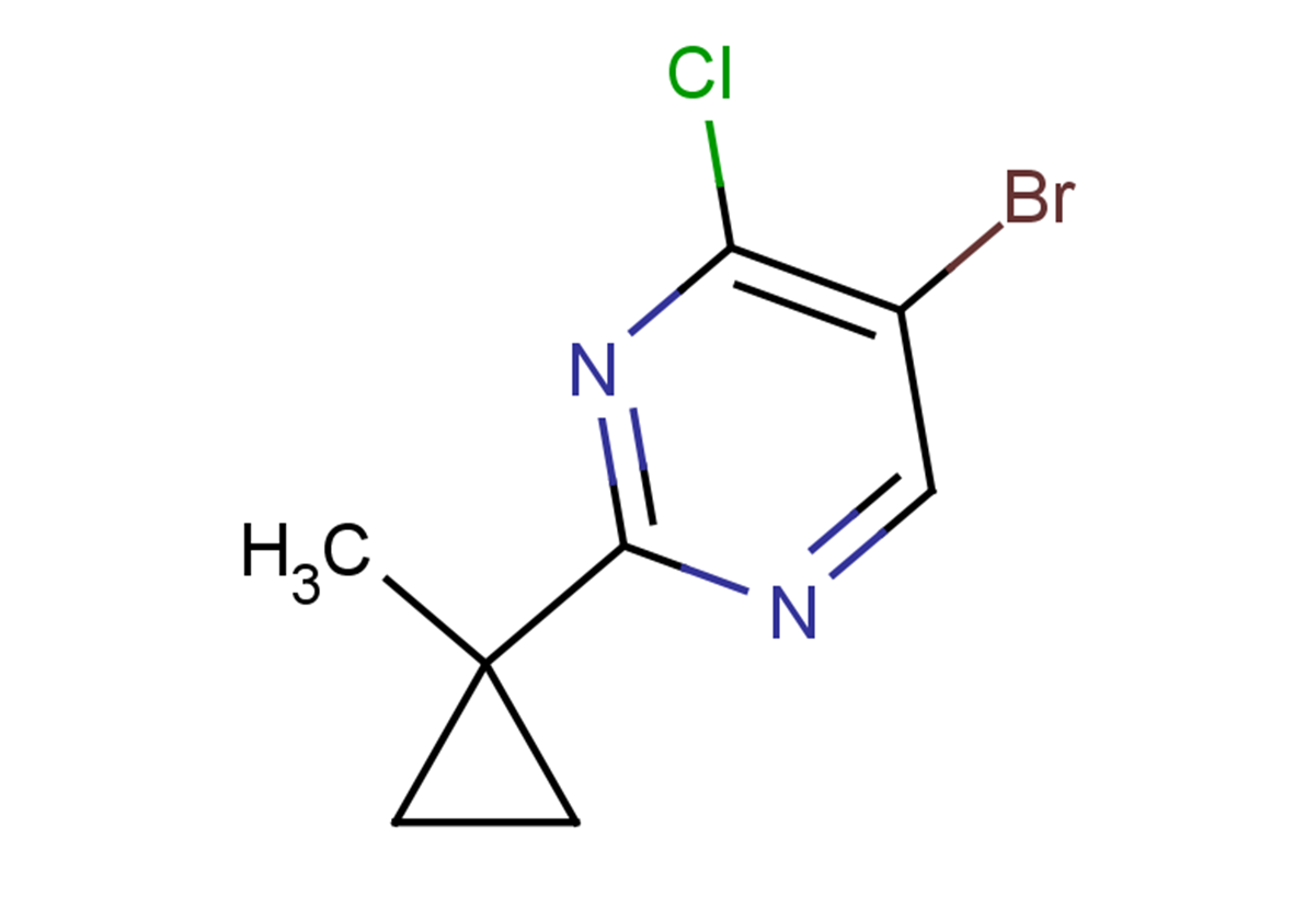 5-bromo-4-chloro-2-(1-methylcyclopropyl)pyrimidine