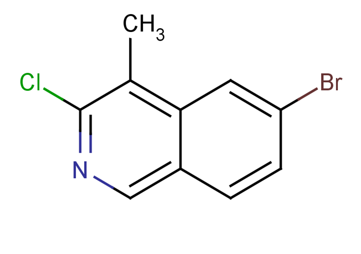 6-bromo-3-chloro-4-methylisoquinoline
