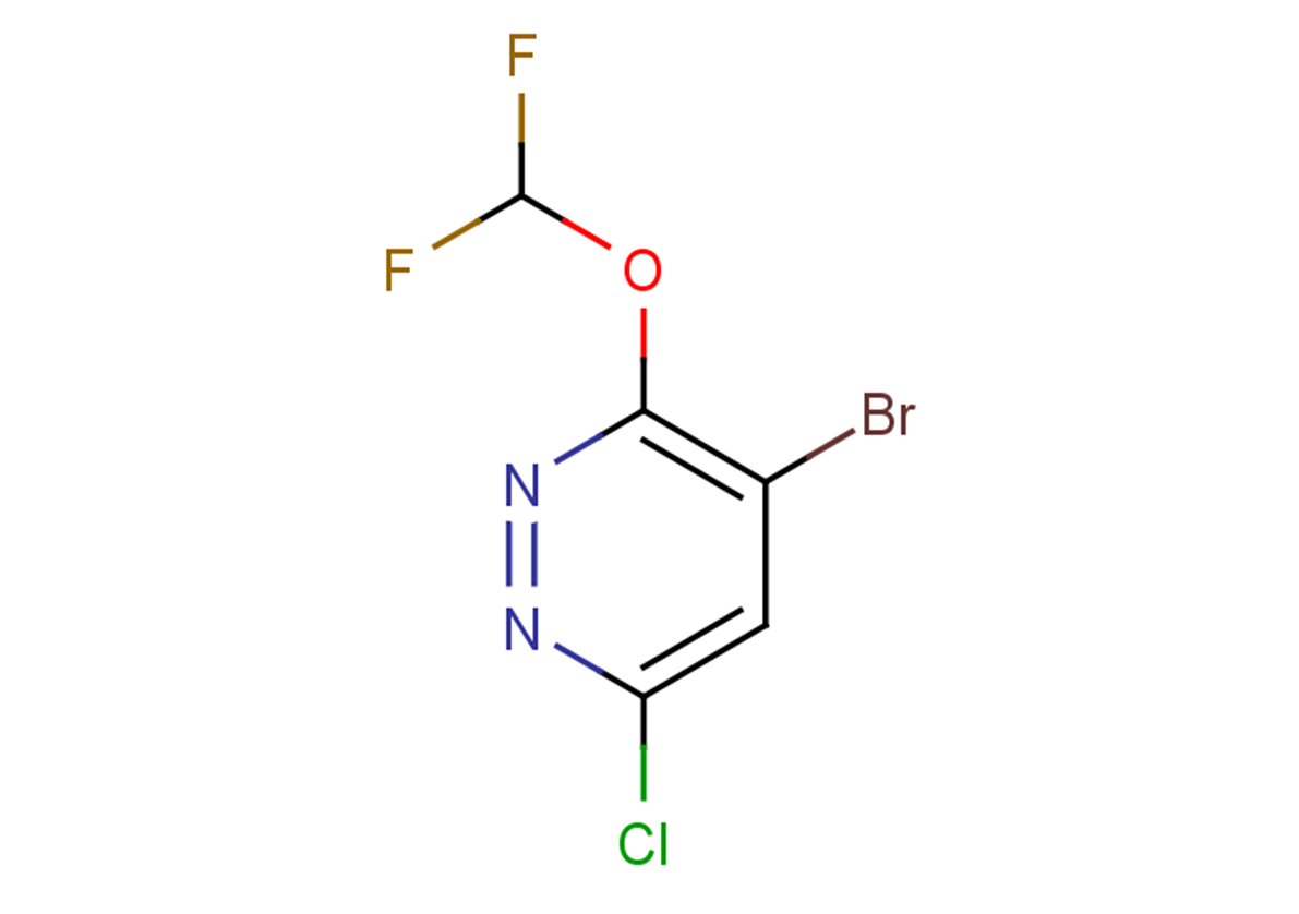 4-bromo-6-chloro-3-(difluoromethoxy)pyridazine