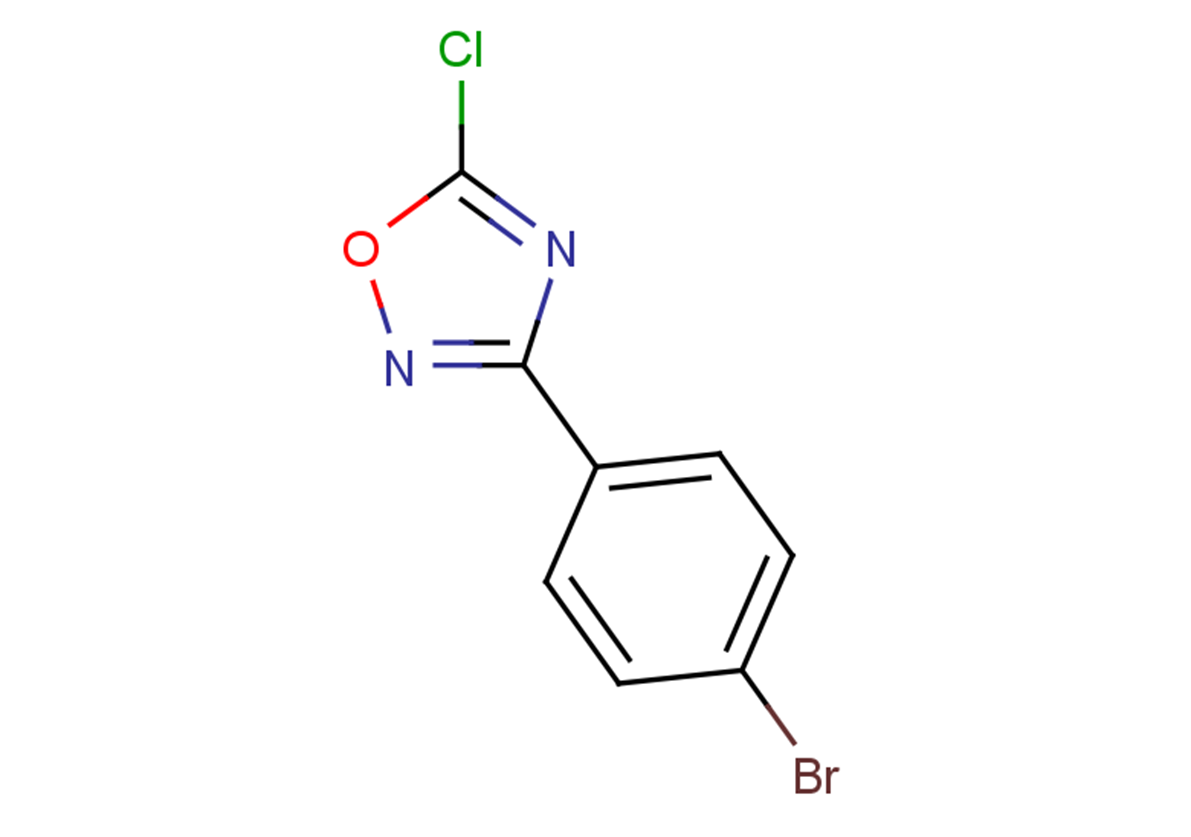 3-(4-bromophenyl)-5-chloro-1,2,4-oxadiazole