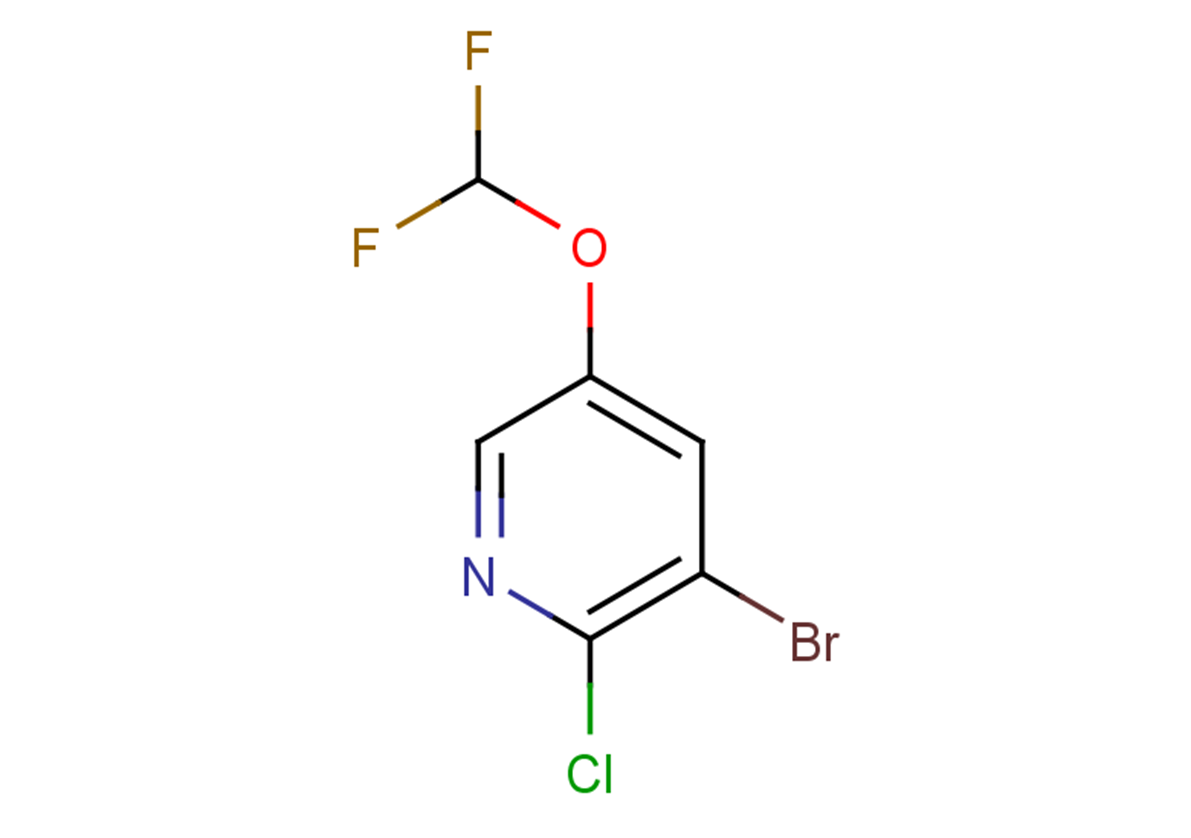 3-bromo-2-chloro-5-(difluoromethoxy)pyridine