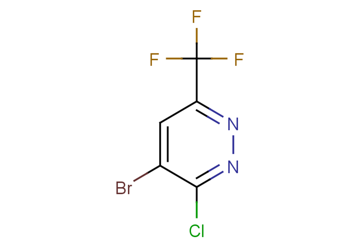 4-bromo-3-chloro-6-(trifluoromethyl)pyridazine