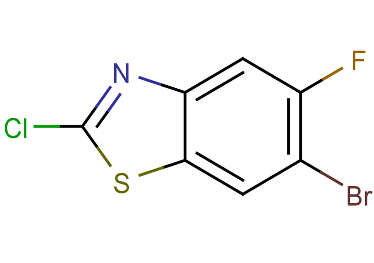 6-bromo-2-chloro-5-fluoro-1,3-benzothiazole