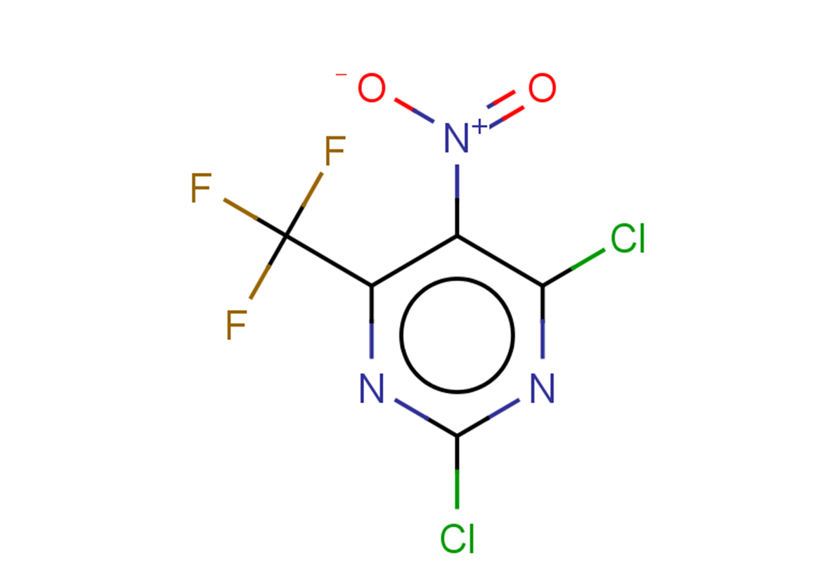 2,4-dichloro-5-nitro-6-(trifluoromethyl)pyrimidine