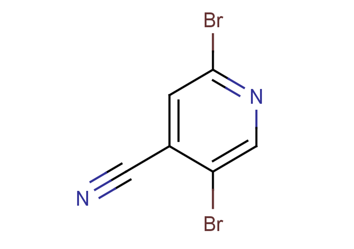 2,5-dibromopyridine-4-carbonitrile