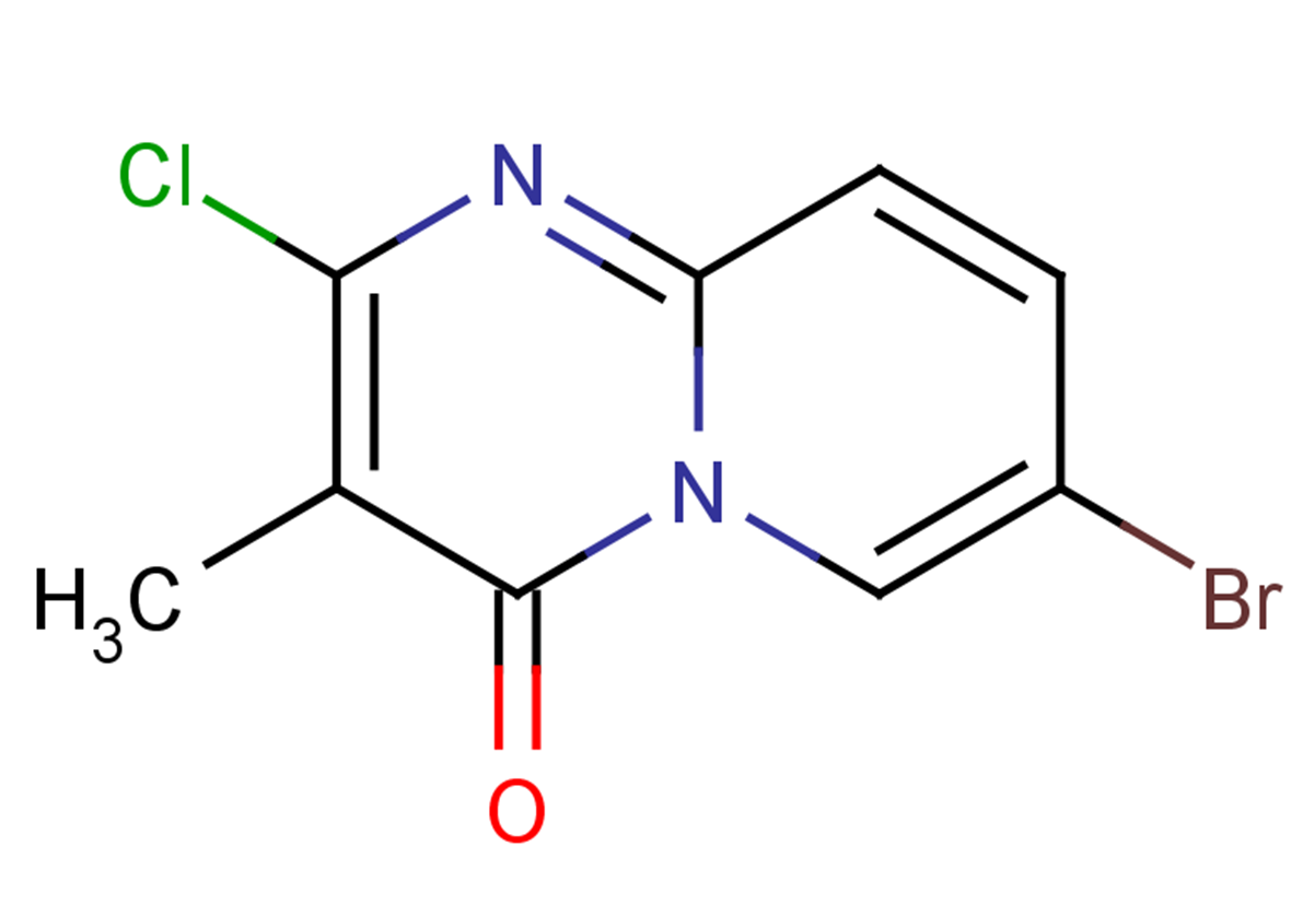7-bromo-2-chloro-3-methyl-4H-pyrido[1,2-a]pyrimidin-4-one