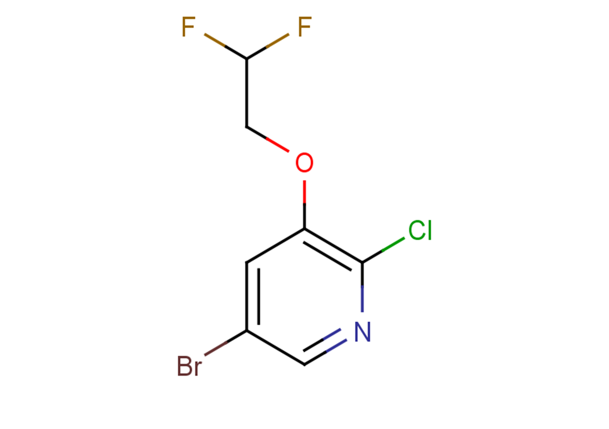 5-bromo-2-chloro-3-(2,2-difluoroethoxy)pyridine