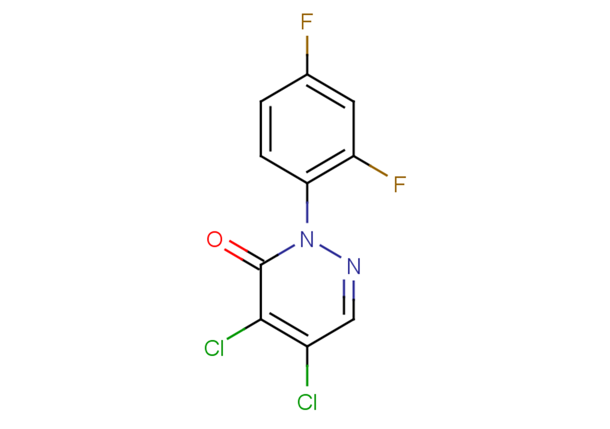 4,5-dichloro-2-(2,4-difluorophenyl)-2,3-dihydropyridazin-3-one