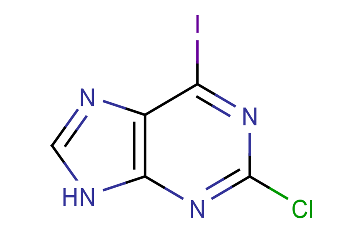 2-chloro-6-iodo-9H-purine