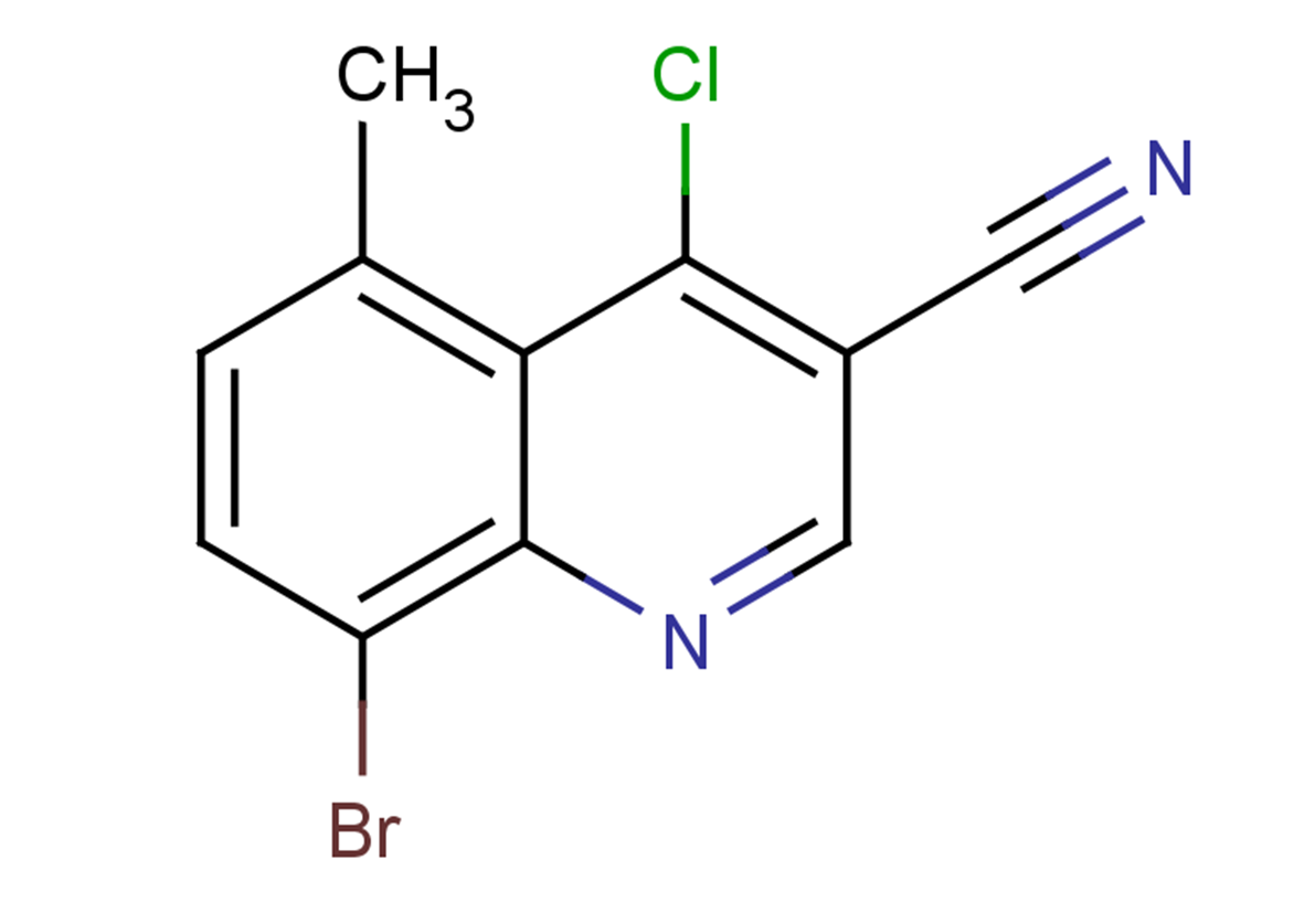 8-bromo-4-chloro-5-methylquinoline-3-carbonitrile