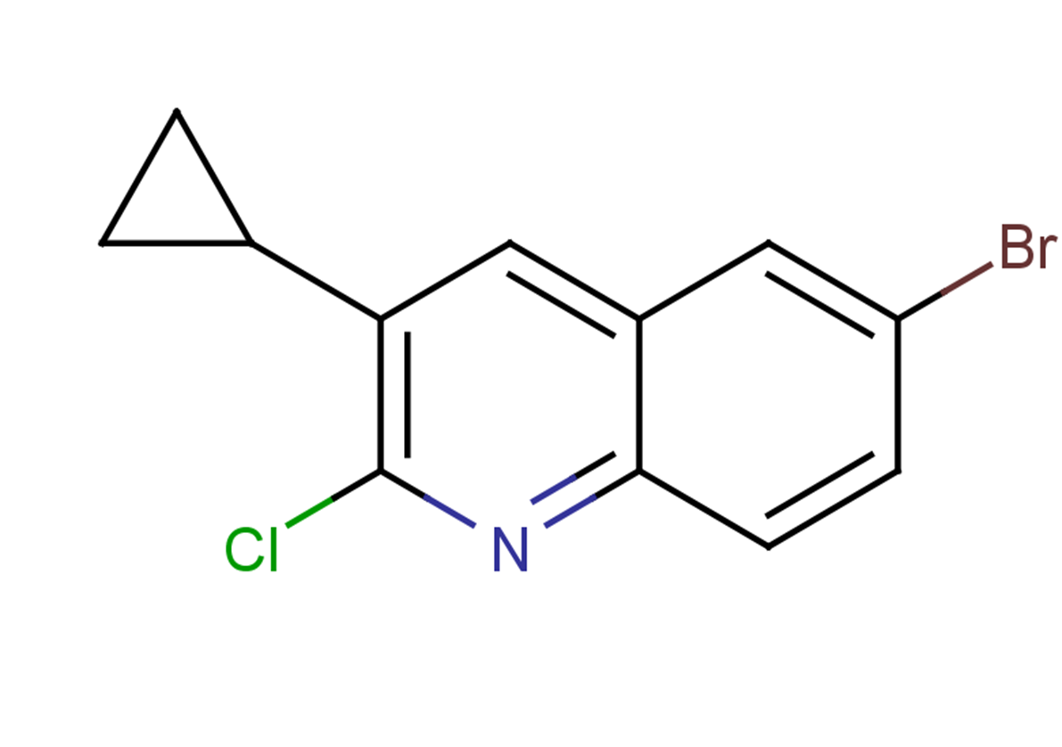 6-bromo-2-chloro-3-cyclopropylquinoline