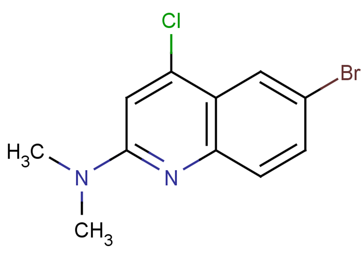 6-bromo-4-chloro-N,N-dimethylquinolin-2-amine