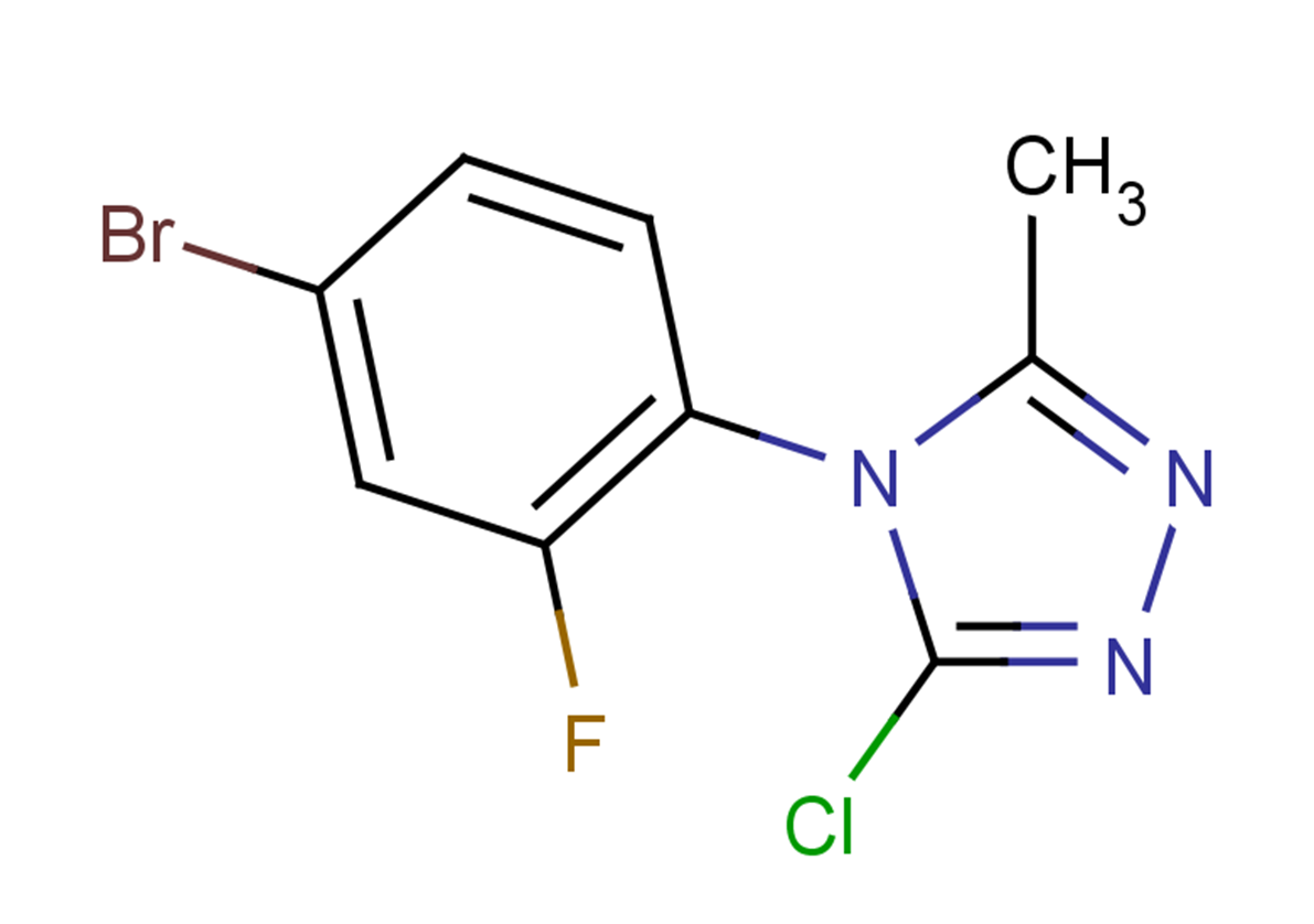 4-(4-bromo-2-fluorophenyl)-3-chloro-5-methyl-4H-1,2,4-triazole
