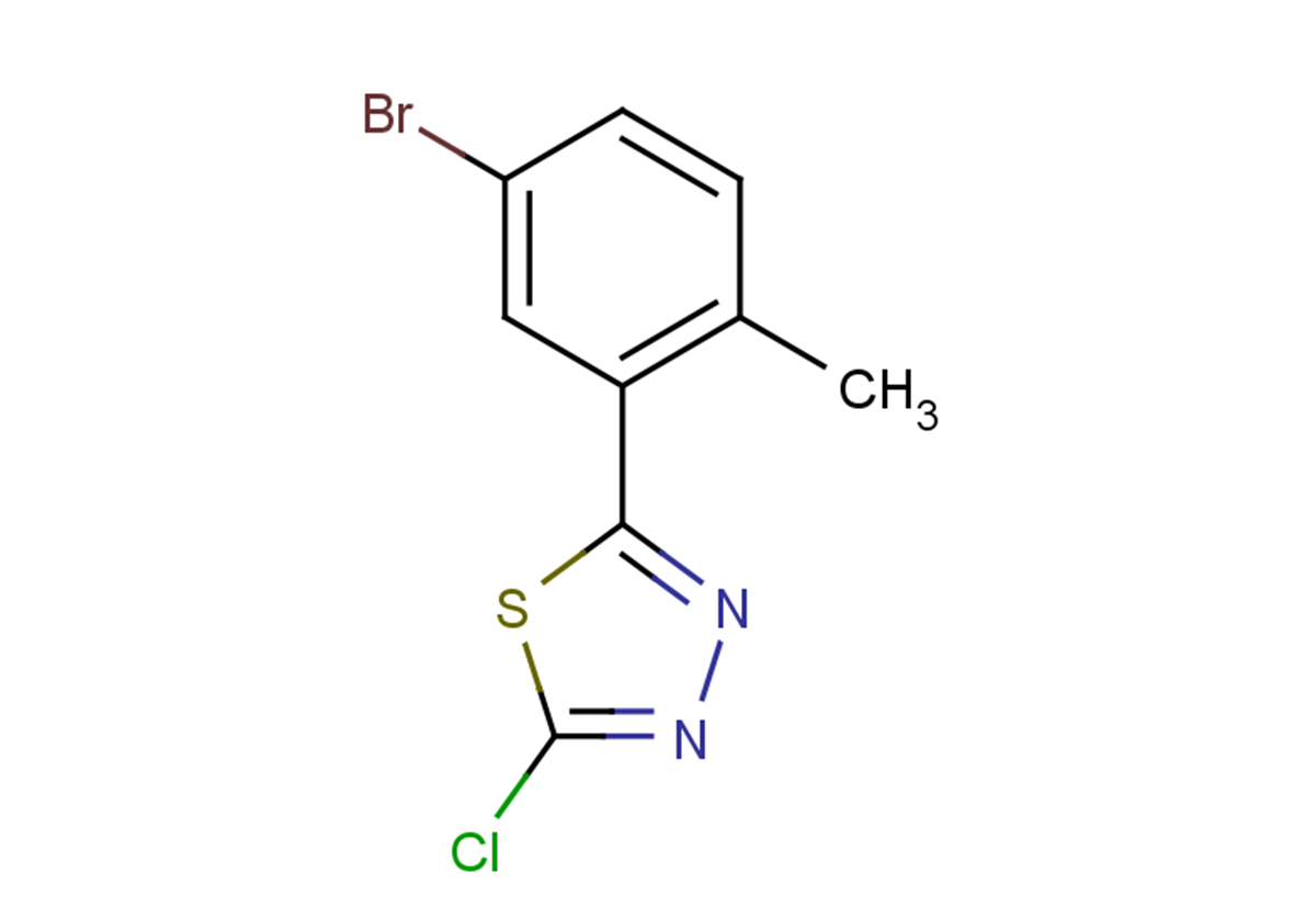 2-(5-bromo-2-methylphenyl)-5-chloro-1,3,4-thiadiazole