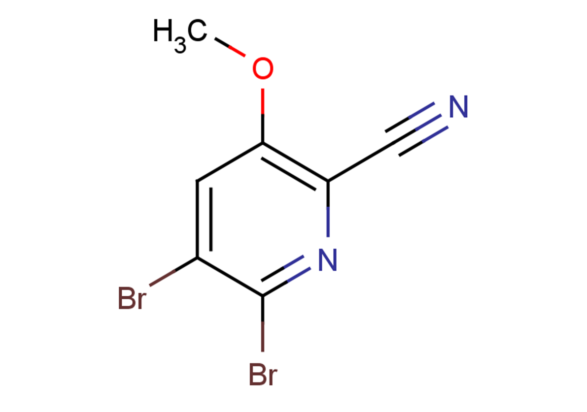 5,6-dibromo-3-methoxypyridine-2-carbonitrile