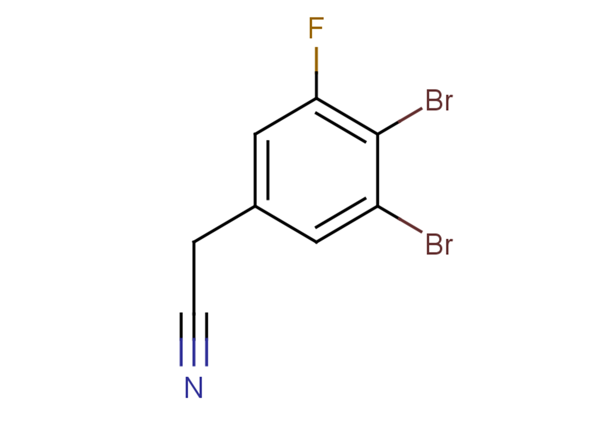2-(3,4-dibromo-5-fluorophenyl)acetonitrile