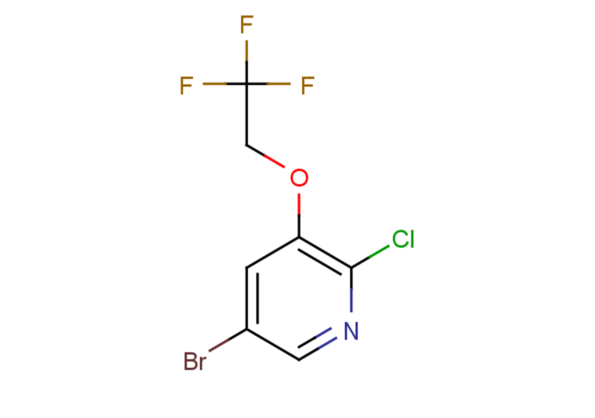 5-bromo-2-chloro-3-(2,2,2-trifluoroethoxy)pyridine