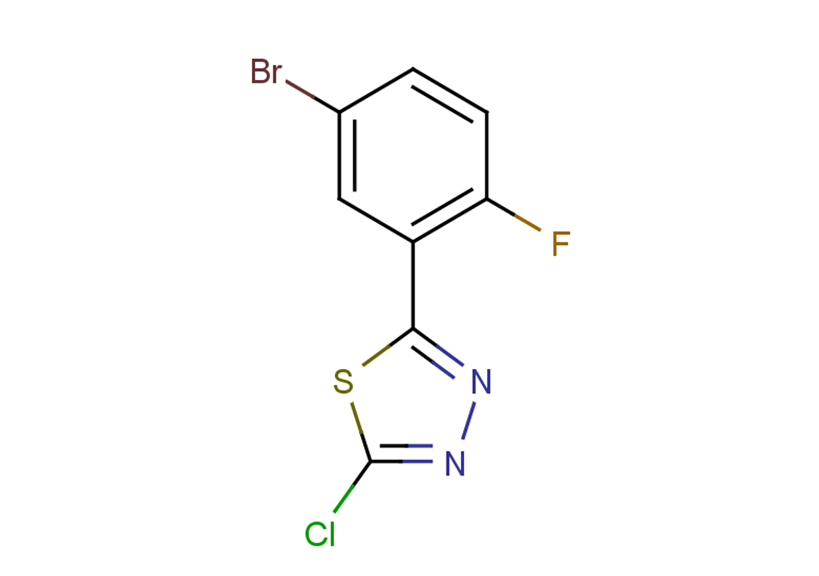2-(5-bromo-2-fluorophenyl)-5-chloro-1,3,4-thiadiazole