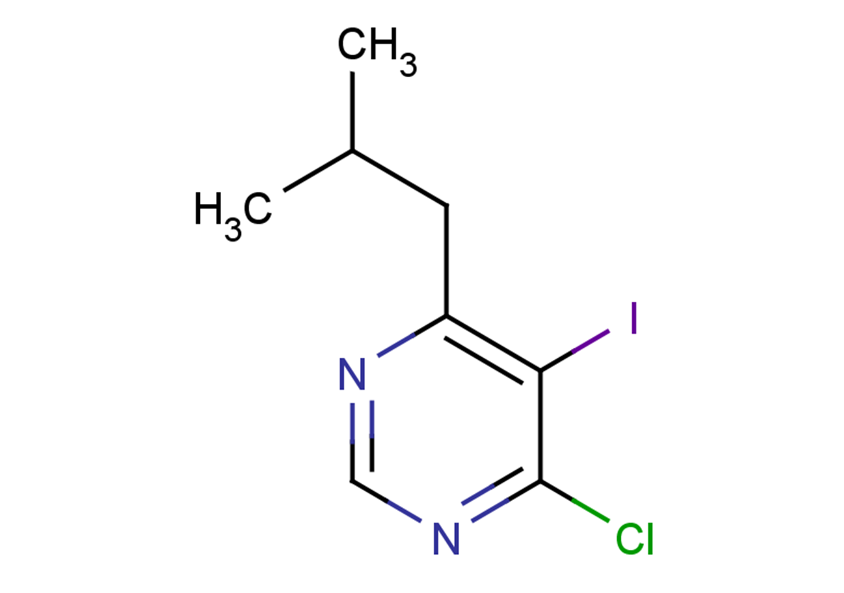4-chloro-5-iodo-6-(2-methylpropyl)pyrimidine