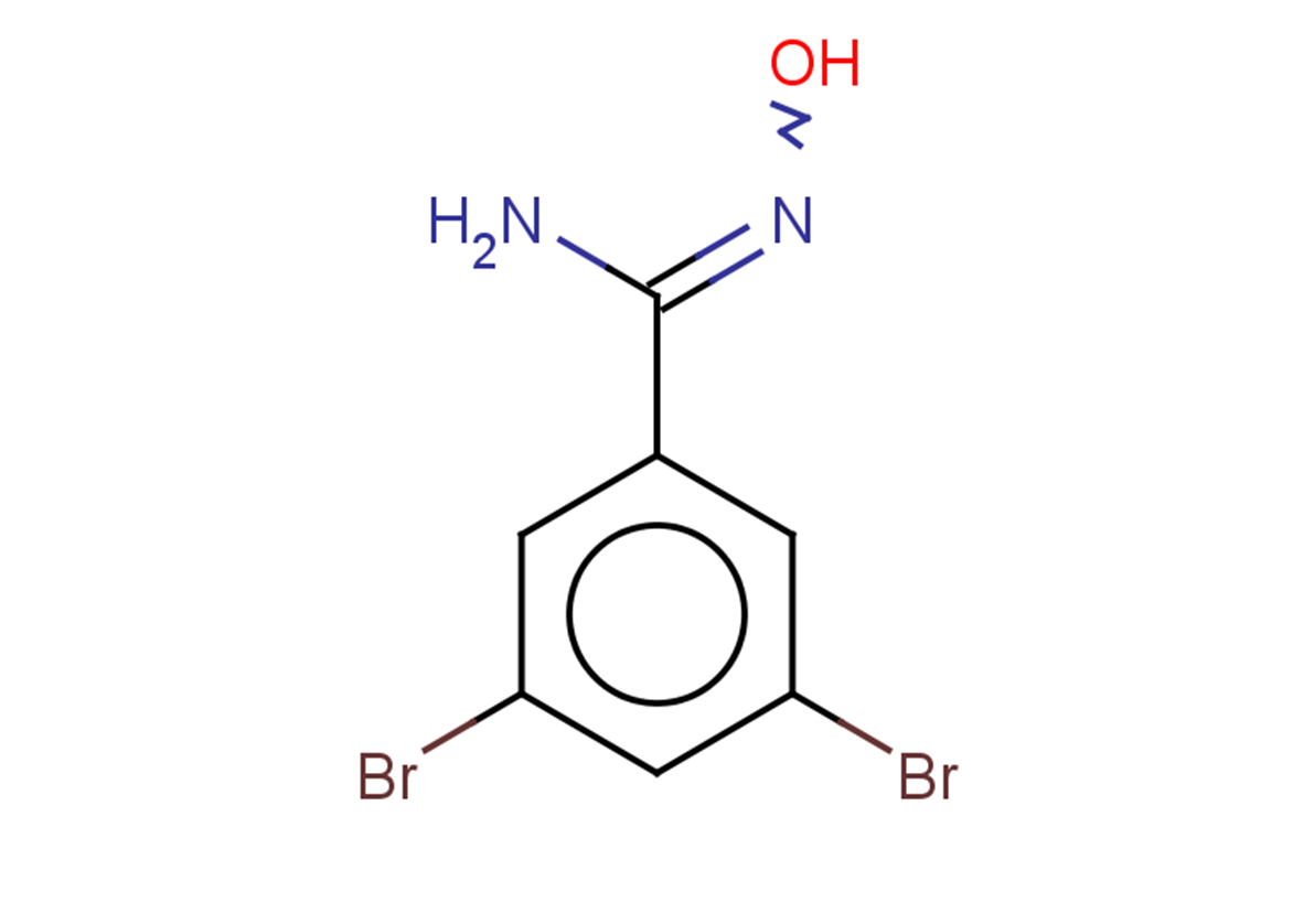 3,5-dibromo-N'-hydroxybenzene-1-carboximidamide