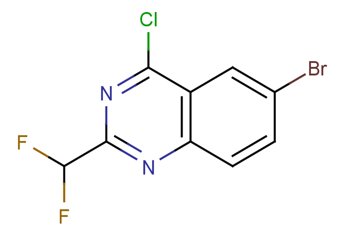 6-bromo-4-chloro-2-(difluoromethyl)quinazoline