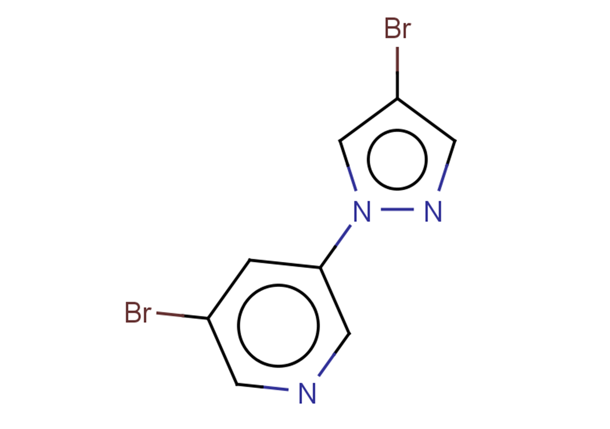 3-bromo-5-(4-bromo-1H-pyrazol-1-yl)pyridine
