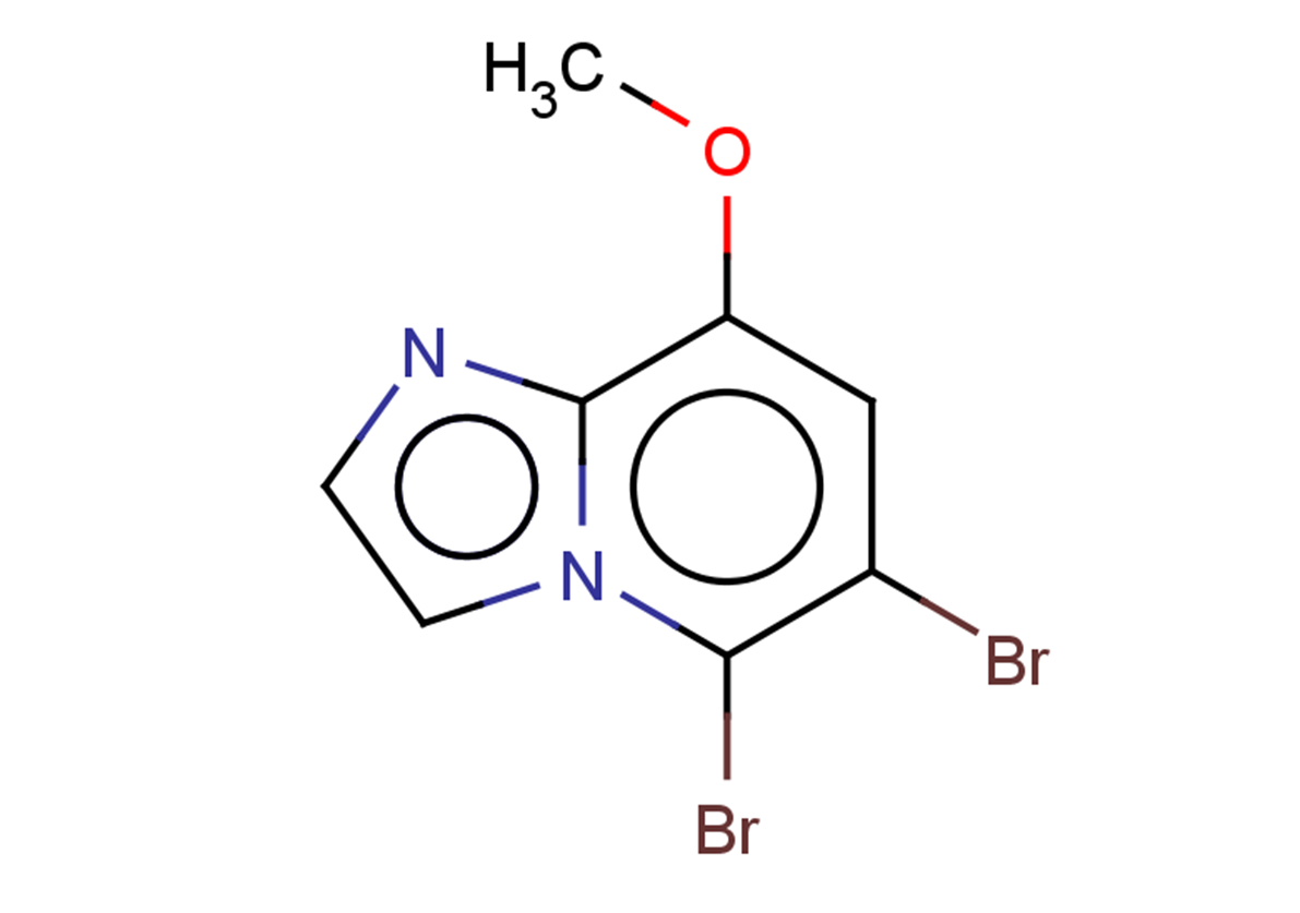 5,6-dibromo-8-methoxyimidazo[1,2-a]pyridine