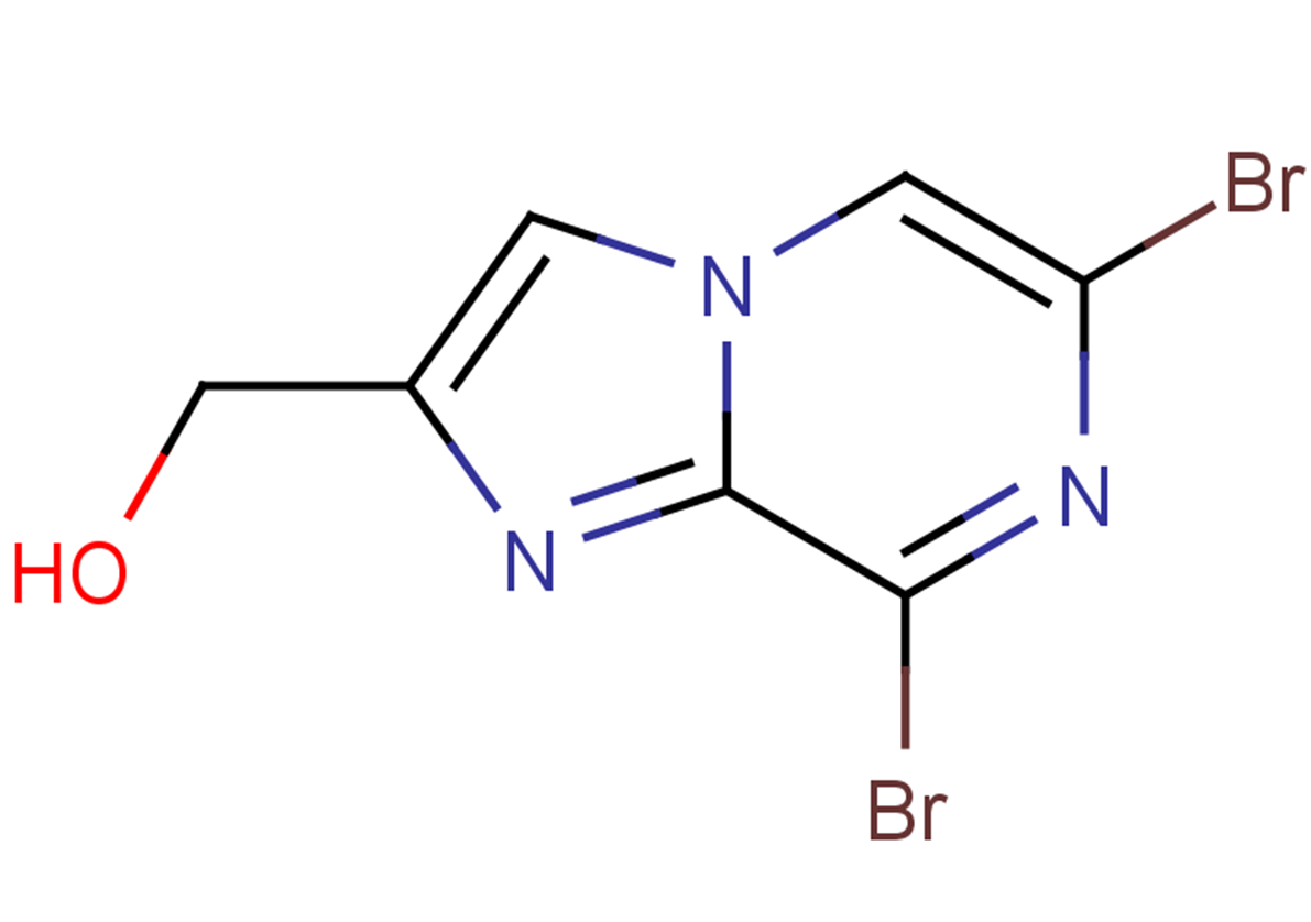 {6,8-dibromoimidazo[1,2-a]pyrazin-2-yl}methanol