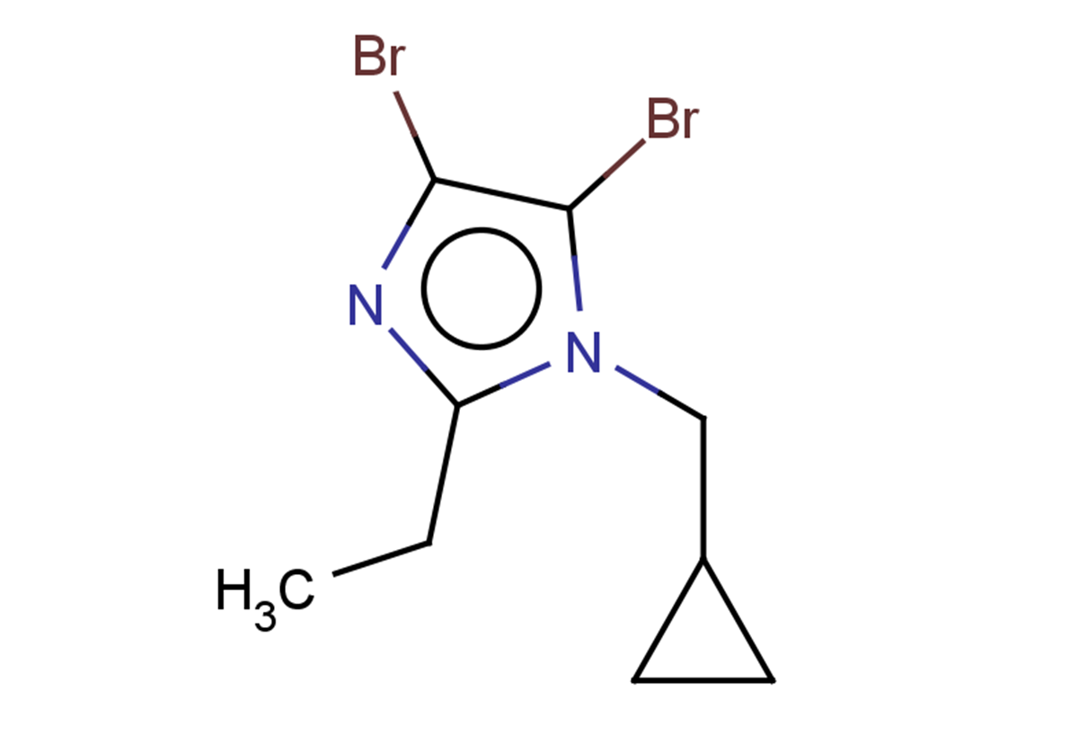 4,5-dibromo-1-(cyclopropylmethyl)-2-ethyl-1H-imidazole