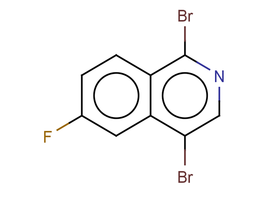 1,4-dibromo-6-fluoroisoquinoline