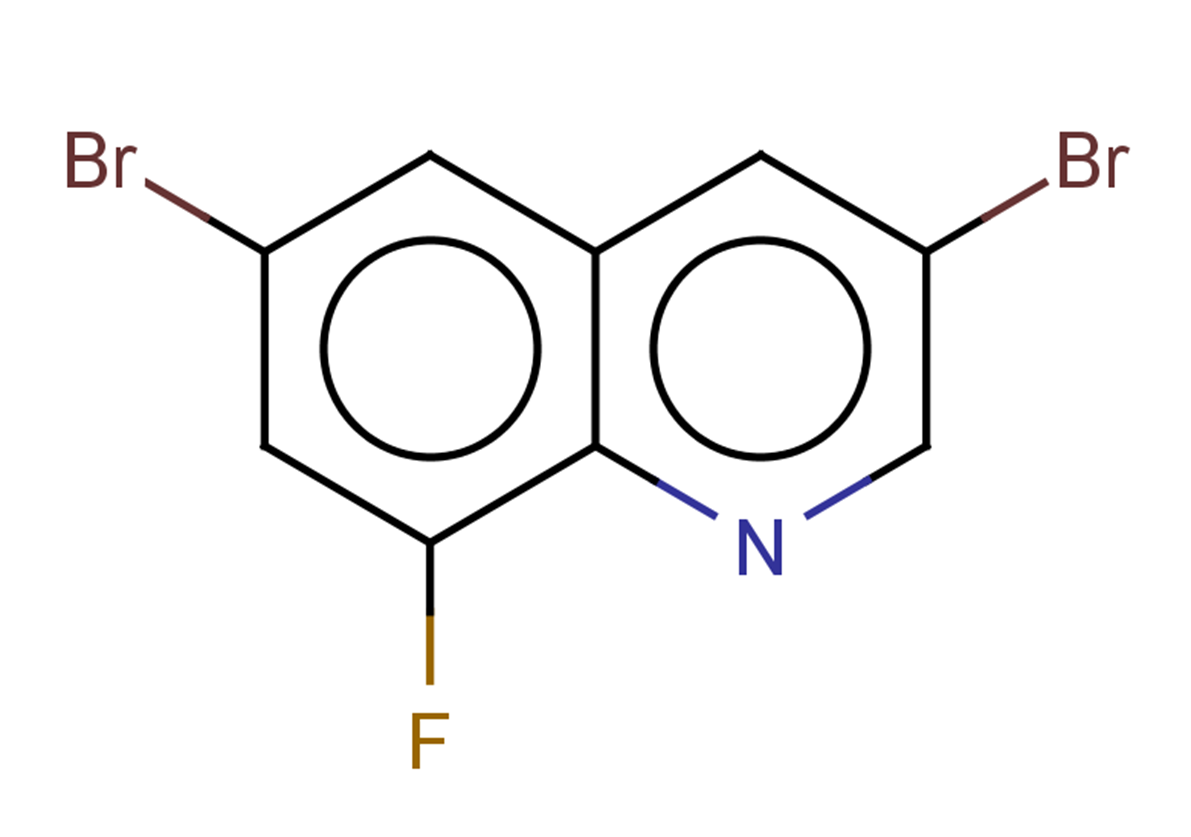 3,6-dibromo-8-fluoroquinoline
