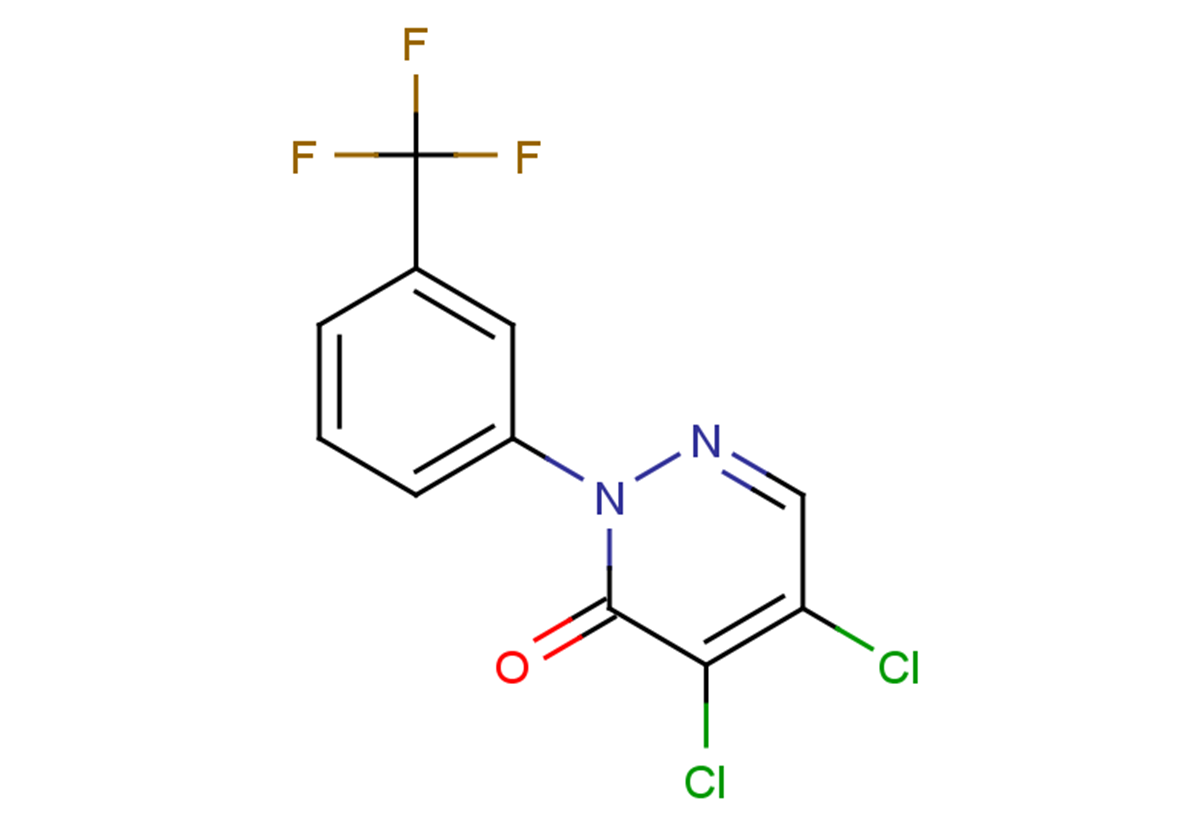 4,5-dichloro-2-[3-(trifluoromethyl)phenyl]-2,3-dihydropyridazin-3-one