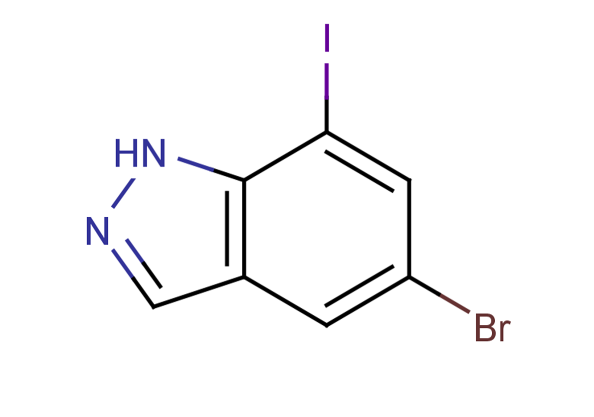 5-bromo-7-iodo-1H-indazole
