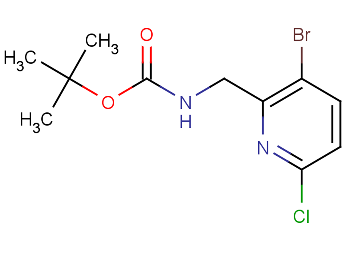 tert-butyl N-[(3-bromo-6-chloropyridin-2-yl)methyl]carbamate