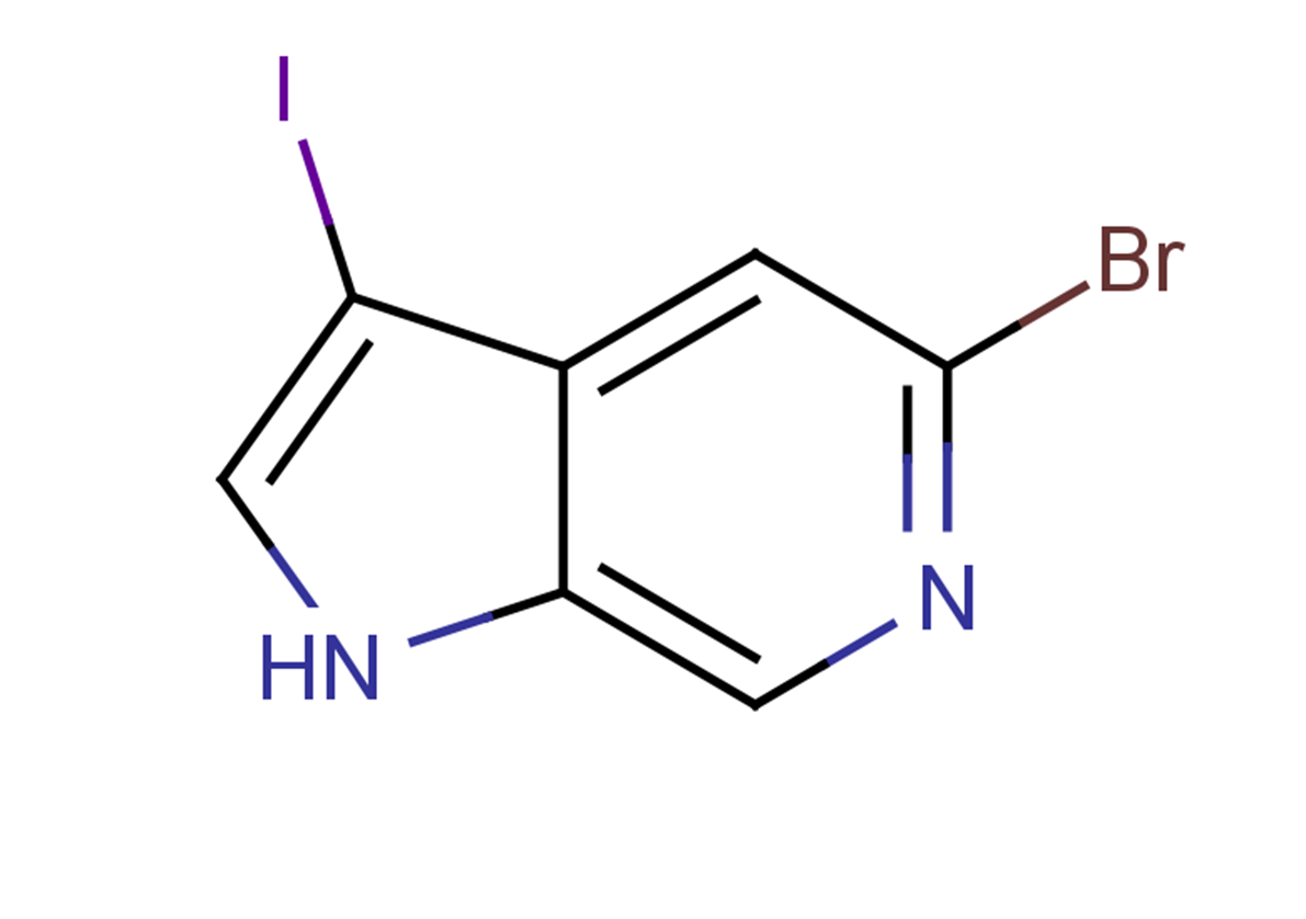 5-bromo-3-iodo-1H-pyrrolo[2,3-c]pyridine