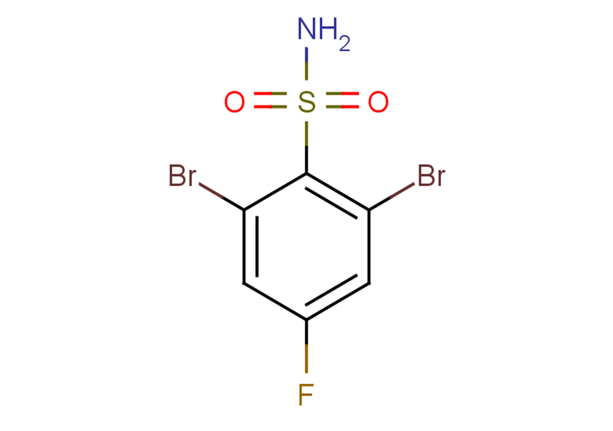 2,6-dibromo-4-fluorobenzene-1-sulfonamide