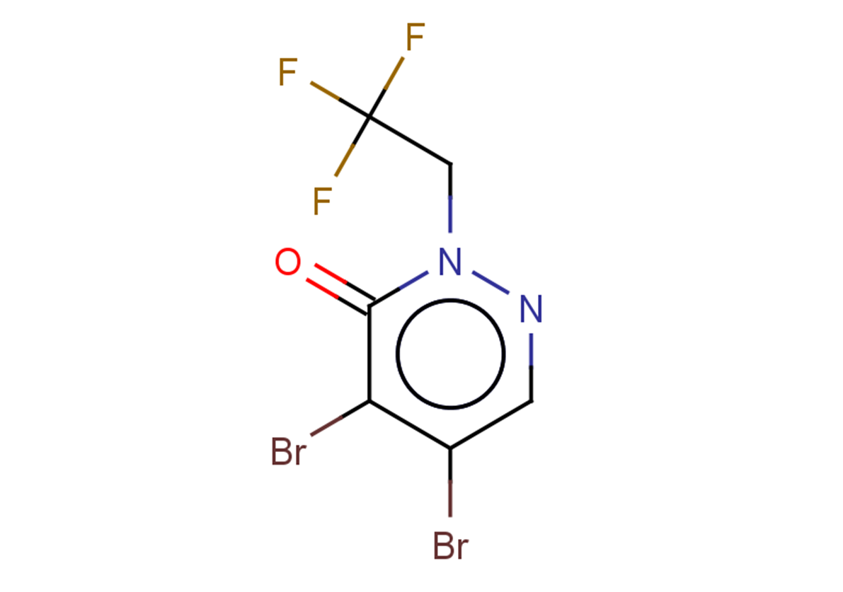 4,5-dibromo-2-(2,2,2-trifluoroethyl)-2,3-dihydropyridazin-3-one