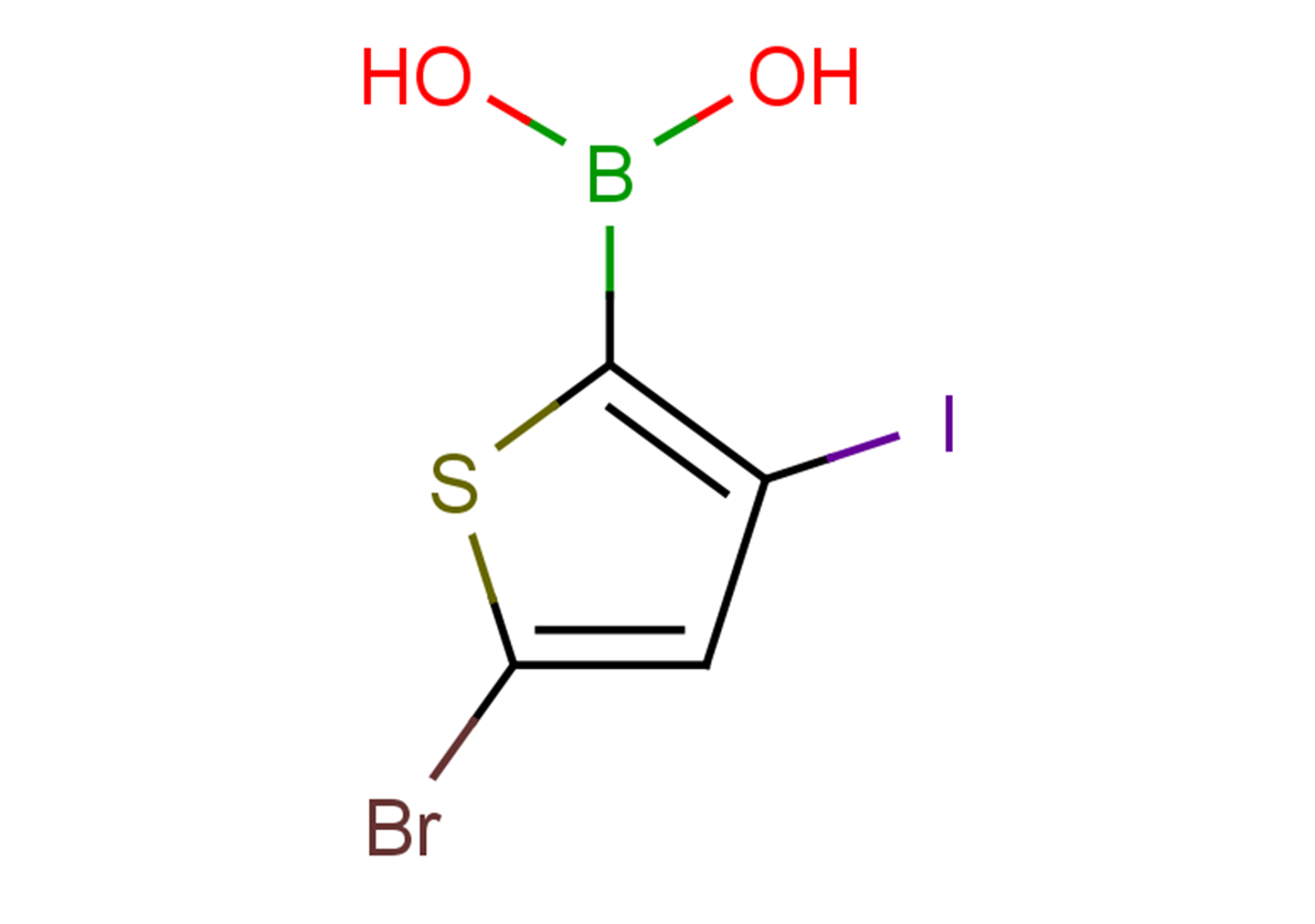 (5-bromo-3-iodothiophen-2-yl)boranediol