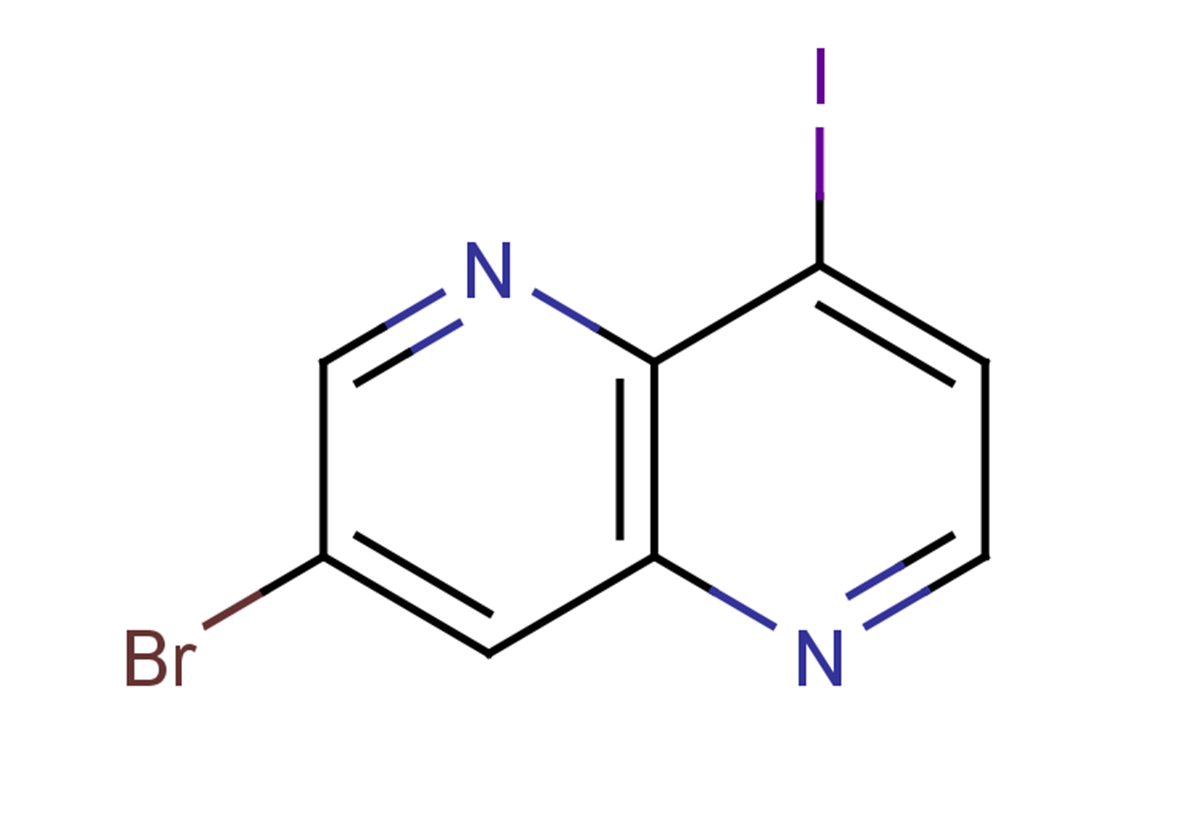3-bromo-8-iodo-1,5-naphthyridine