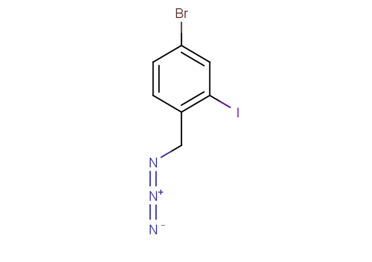 1-(azidomethyl)-4-bromo-2-iodobenzene