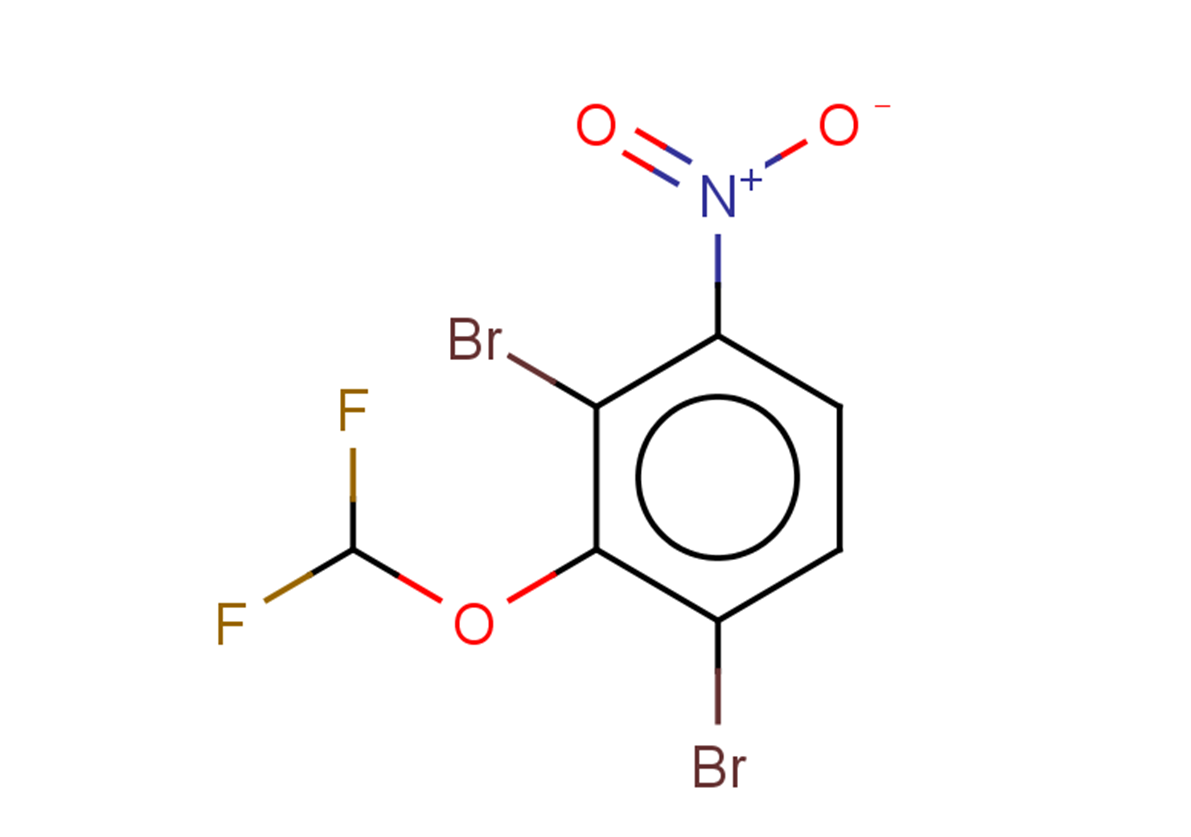 1,3-dibromo-2-(difluoromethoxy)-4-nitrobenzene