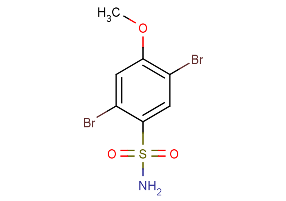 2,5-dibromo-4-methoxybenzene-1-sulfonamide