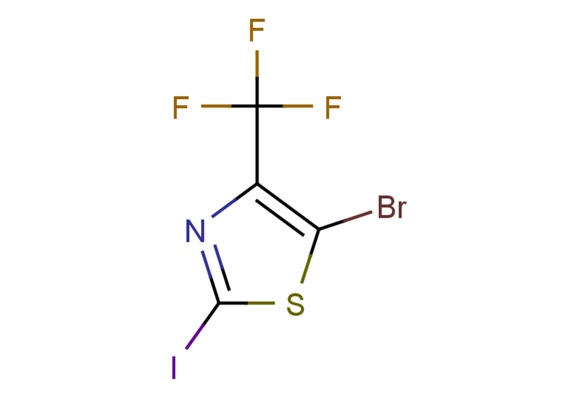 5-bromo-2-iodo-4-(trifluoromethyl)-1,3-thiazole