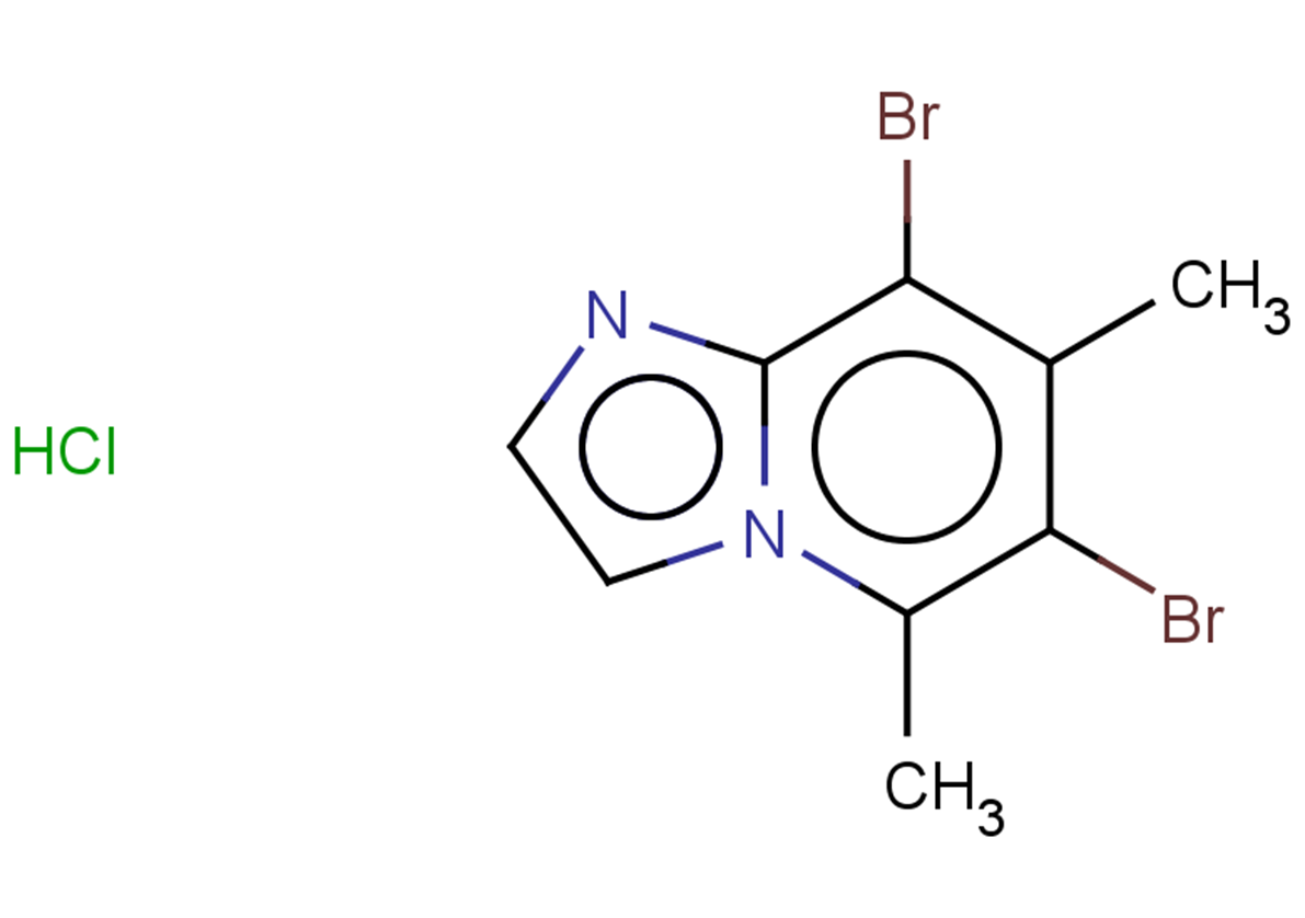 6,8-dibromo-5,7-dimethylimidazo[1,2-a]pyridine hydrochloride