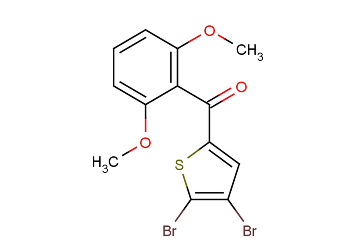 (4,5-dibromothiophen-2-yl)(2,6-dimethoxyphenyl)methanone