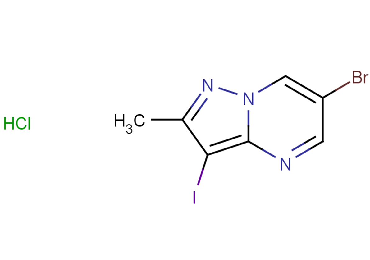 6-bromo-3-iodo-2-methylpyrazolo[1,5-a]pyrimidine hydrochloride
