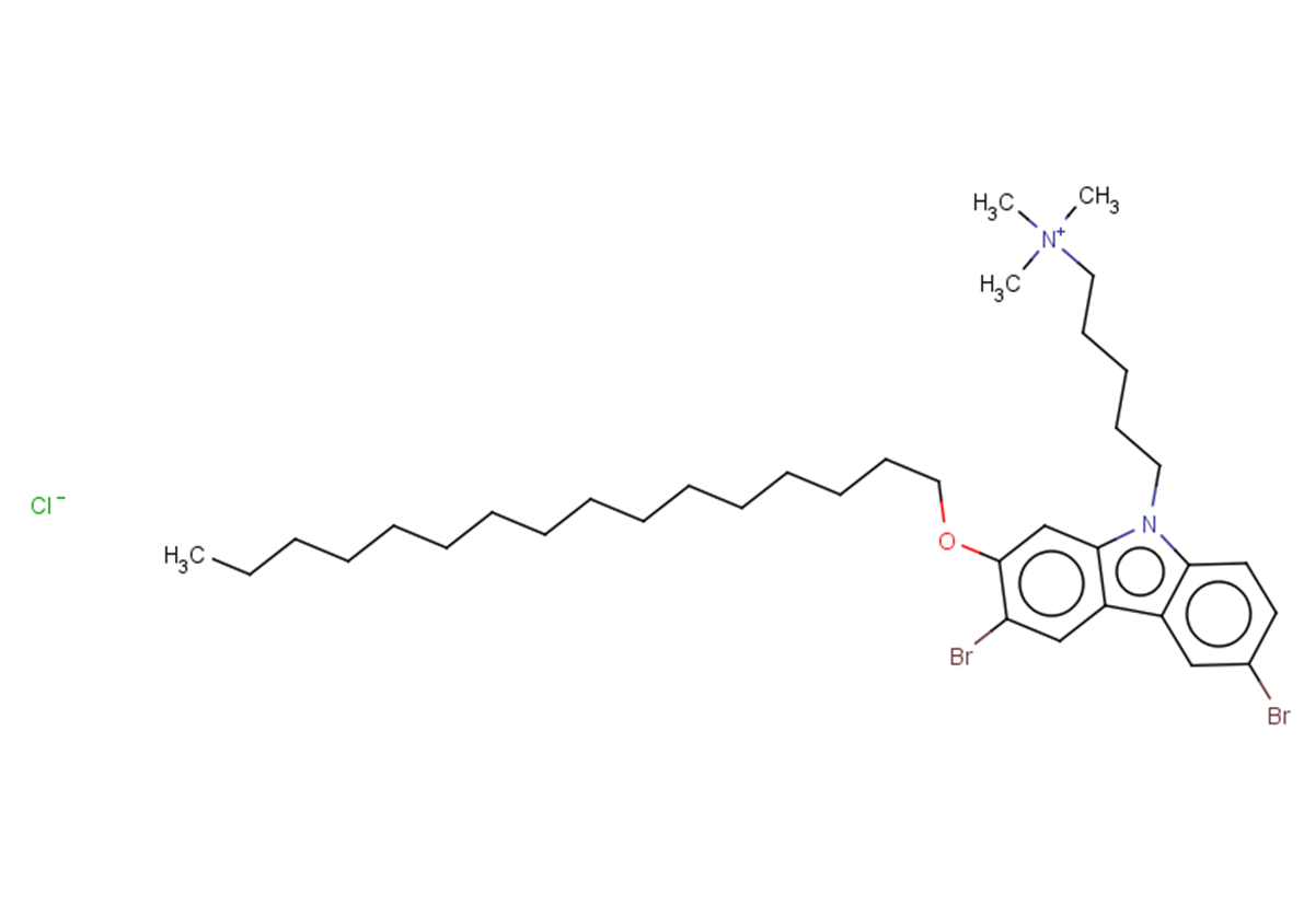 {5-[3,6-dibromo-2-(hexadecyloxy)-9H-carbazol-9-yl]pentyl}trimethylazanium chloride